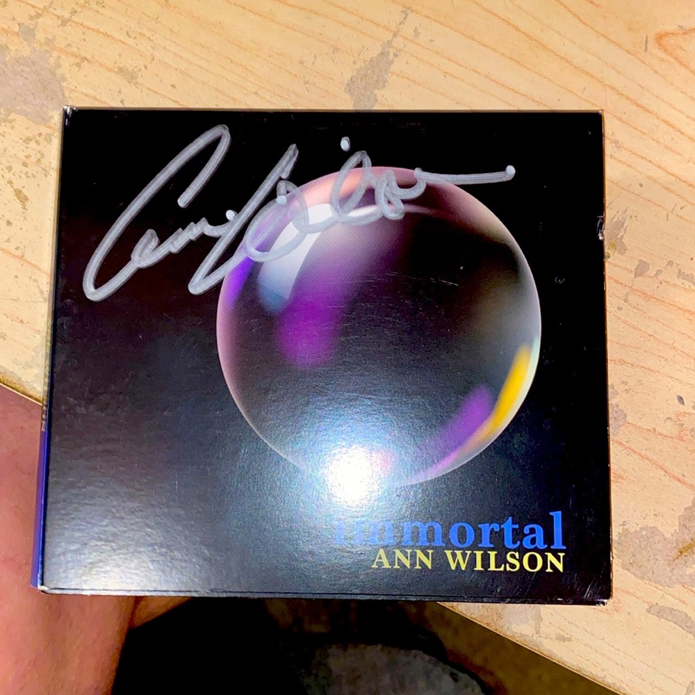 Very Rare Ann Wilson signed Immortal Album